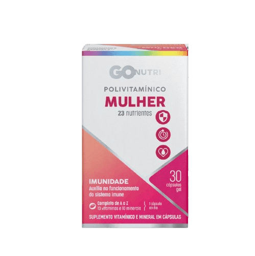 Polivitamínico Mulher GOnutri - 30 Cápsulas