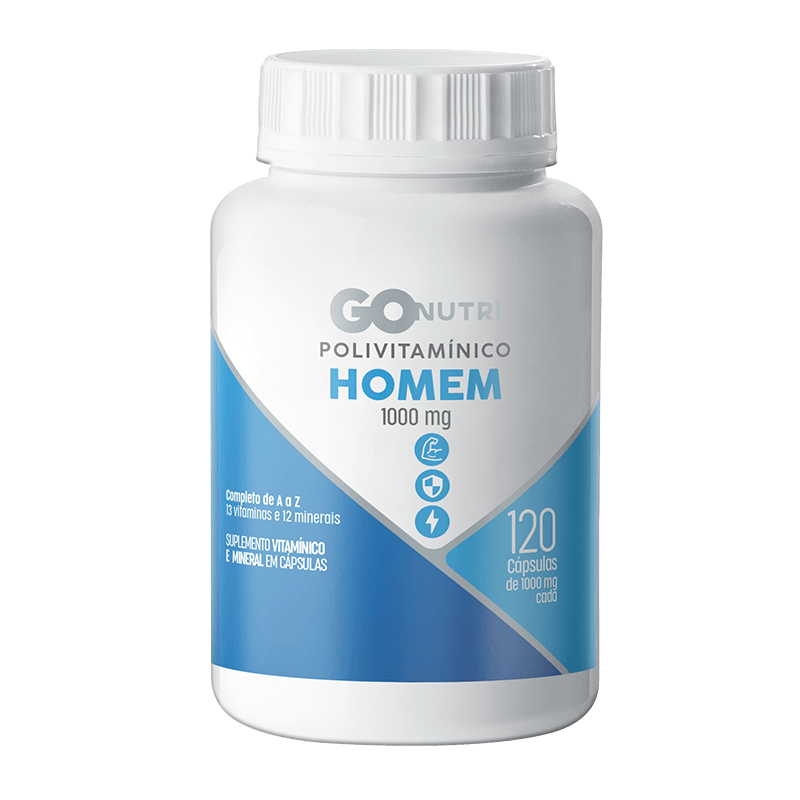 Polivitamínico Homem GOnutri - 120 Cápsulas