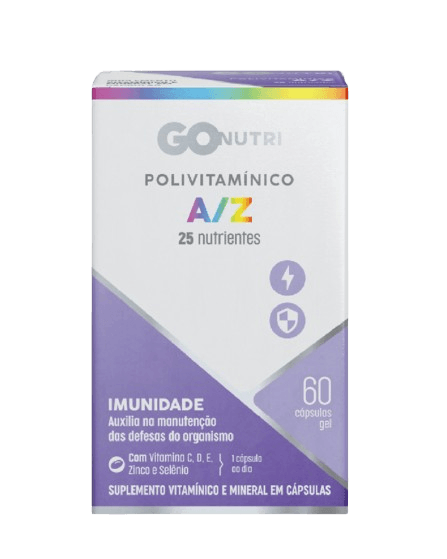 Polivitamínico AZ GOnutri - 60 Cápsulas