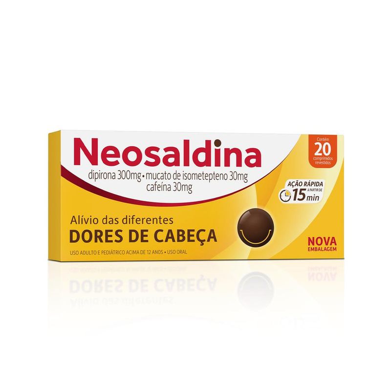 Neosaldina Analgésico - 20 Drágeas
