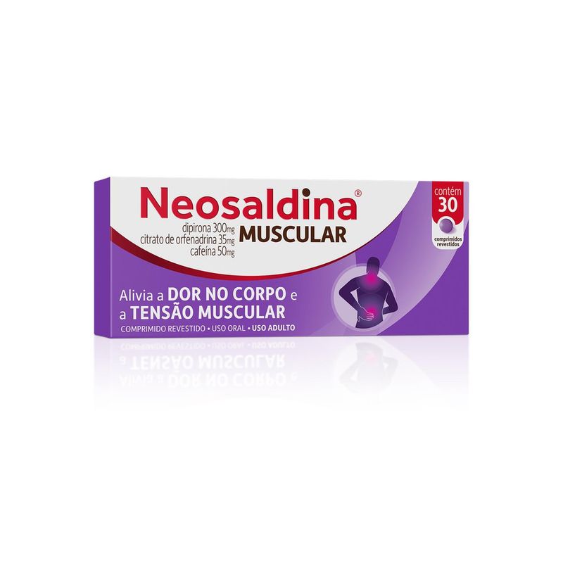Neosaldina Muscular Analgésico e Relaxante Muscular - 30 Comprimidos