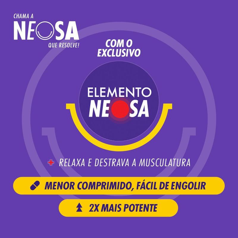 Neosaldina Muscular Max Analgésico e Relaxante Muscular - 4 Comprimidos