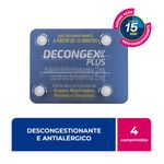Decongex Plus 12mg + 15mg 4 Comprimidos - Ache