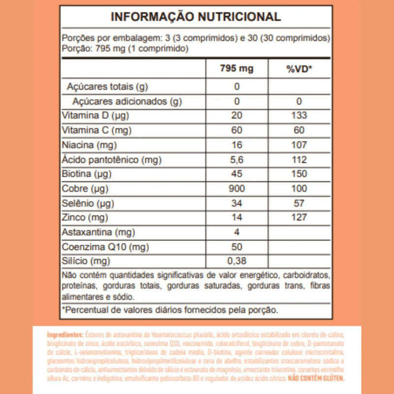 Vitamina A Eurofarma Genova Pele 30 Comprimidos - Eurofarma 3