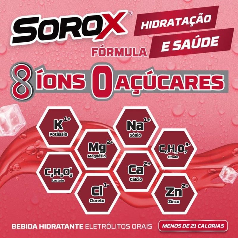 SOROX FRUTAS VERMELHAS 550ML 6