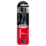 Escova de Dente Colgate Slim Soft Black Carvão Macia 2 Unidades