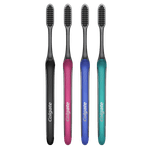 Escova de Dente Colgate Slim Soft Black Carvão Macia 2 Unidades