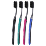 Escova de Dente Colgate Slim Soft Black Carvão Macia 2 Unidades