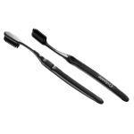 Escova de Dente Colgate Slim Soft Black Carvão Macia 2 Unidades