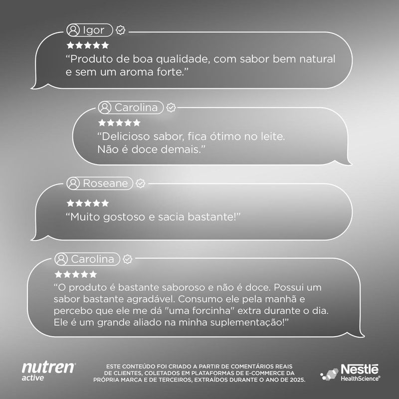 Complemento Alimentar Nutren Active Baunilha - 400g