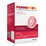 Suplemento Alimentar Ferrofacil - 30 Cápsulas
