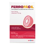 Suplemento Alimentar Ferrofacil - 30 Cápsulas