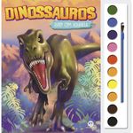 Livro de Atividades Dinossauros com Aquarela e Pincel Ciranda Cultural 1un