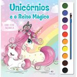 Livro de Colorir Unicórnios e o Reino Mágico com Aquarela Ciranda Cultural 1un