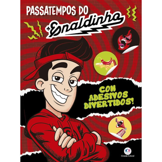 Livro de Passatempos Enaldinho com Adesivos Ciranda Cultural 1un