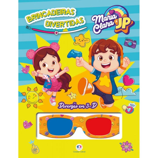Livro Infantil Maria Clara e JP Brincadeiras Divertidas 3D Ciranda Cultural