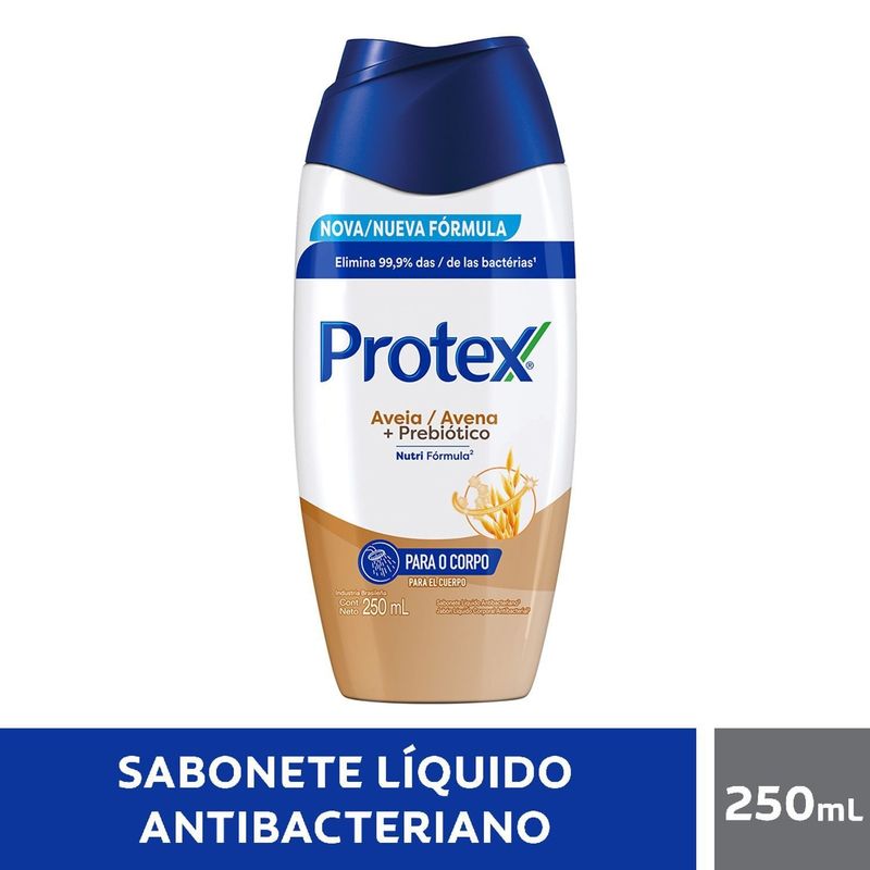 Sabonete Líquido Protex Gel Aveia 250Ml - Protex 1