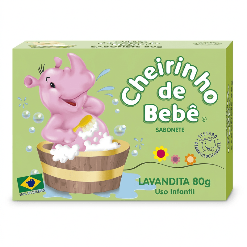 Sabonete Kanitz Cheirinho Bebê Lavandita 80G - Cheirinho Bebe 2