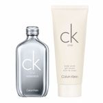 Kit Calvin Klein CK One Essence Unissex - Parfum 50ml + Shower Gel 100ml