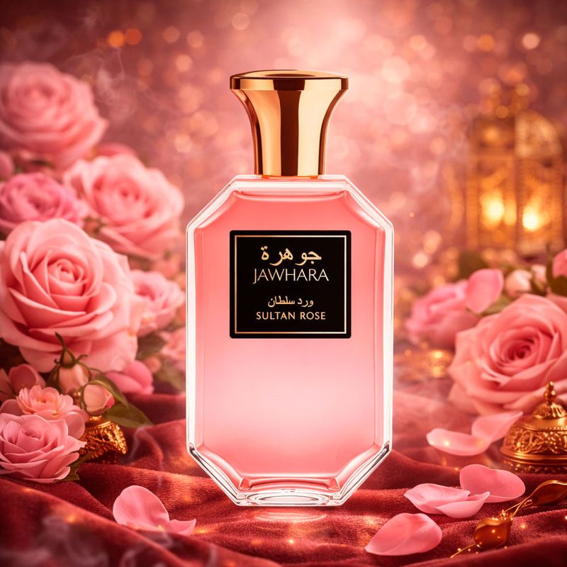Jawhara Sultan Rose Eau de Parfum - Perfume Unissex 100ml