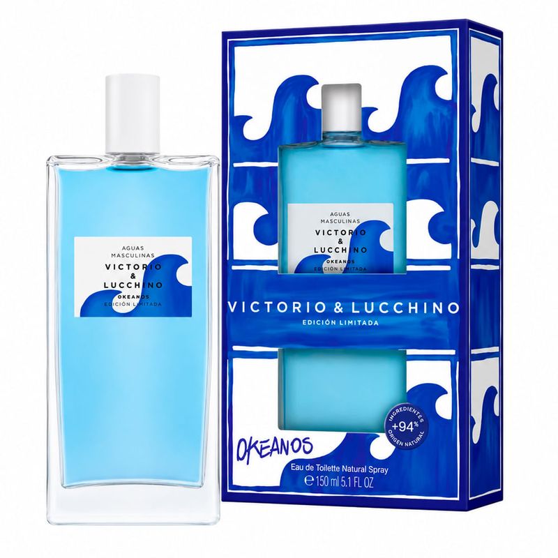 Victorio & Lucchino Aguas Masculinas Okeanos Ed Limitada Eau de Toilette - Perfume Masculino 150ml