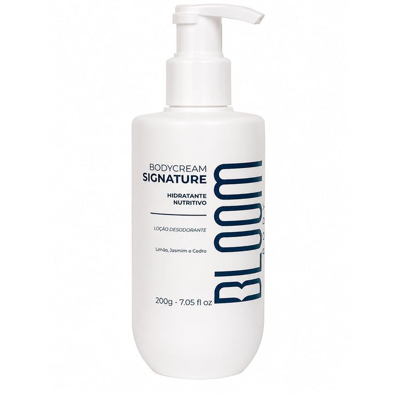 Bloom Body Hidratante Nutritivo Signature - Body Cream 200g