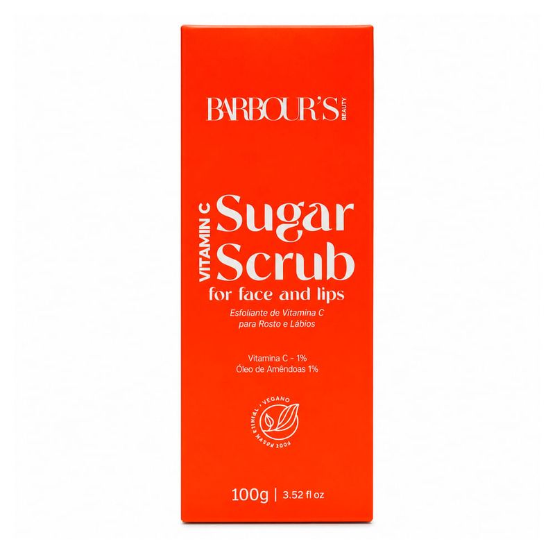 Barbour's Beauty Vitamin C Sugar Scrub - Esfoliante Facial e Labial 100g