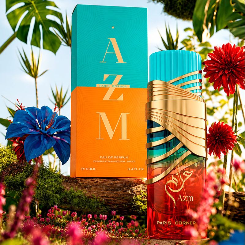 Azm Eau de Parfum Unissex 100ml Paris Corner - Drogarias Tamoio