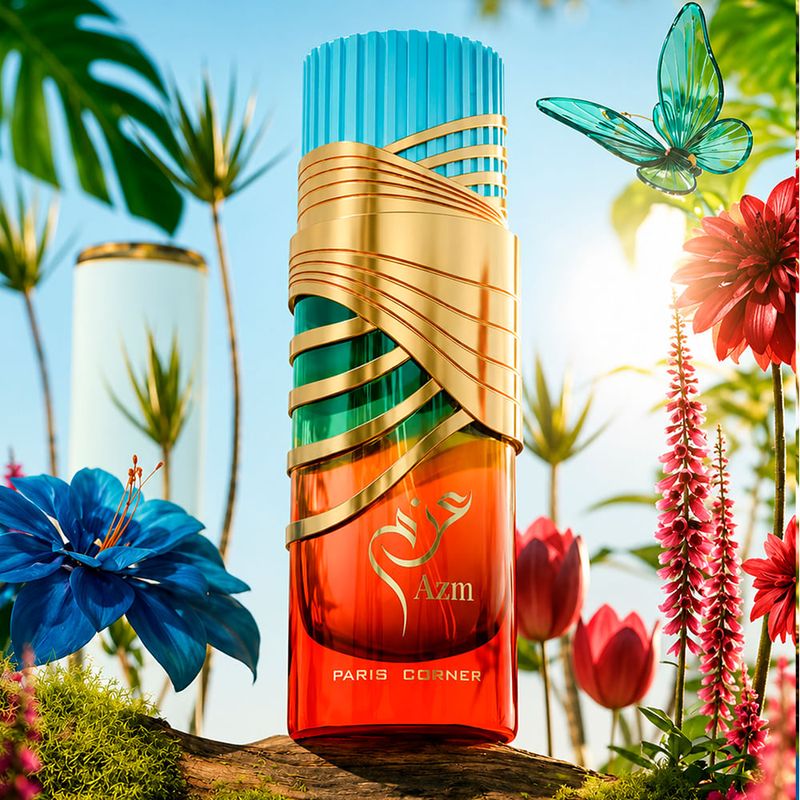 Azm Eau de Parfum Unissex 100ml Paris Corner - Drogarias Tamoio
