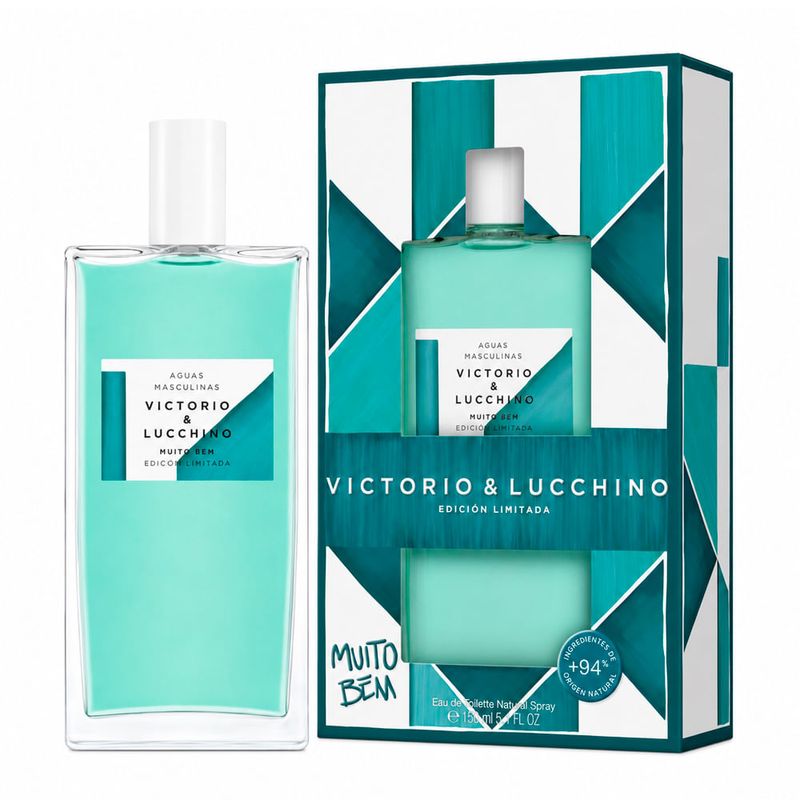 Victorio & Lucchino Aguas Masculinas Muito Bem Ed Limitada Eau de Toilette - Perfume Masculino 150ml