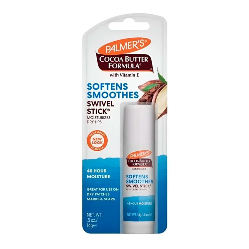 Palmer's Cocoa Butter Formula Swivel Stick com Vitamina E - Bastão Hidratante Multiuso 14g