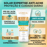Protetor Solar Facial L'Oréal Paris Solar Expertise Toque Seco FPS 30, 40g 3