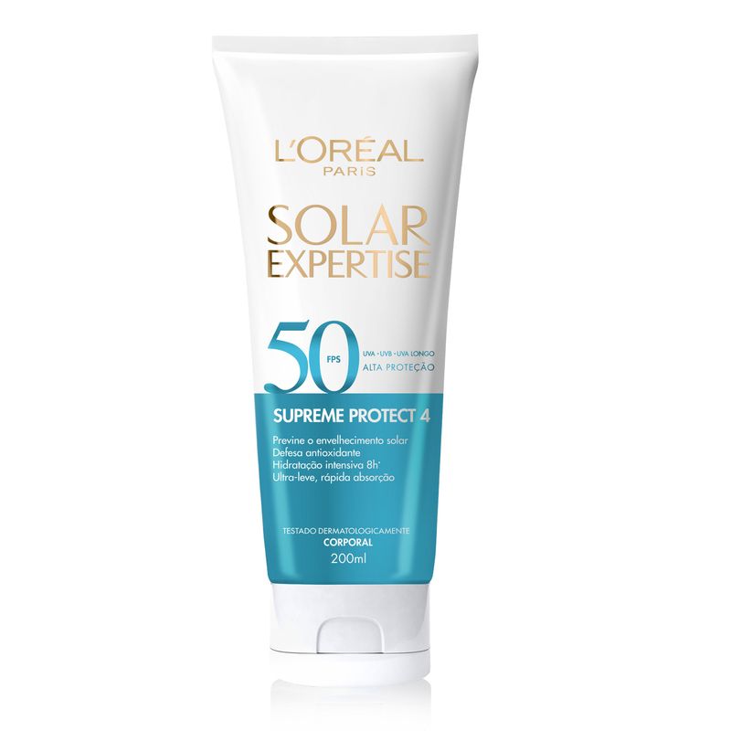 Protetor Solar Corporal L'Oréal Paris Solar Expertise Supreme Protect 4 FPS 50, 200ml 2