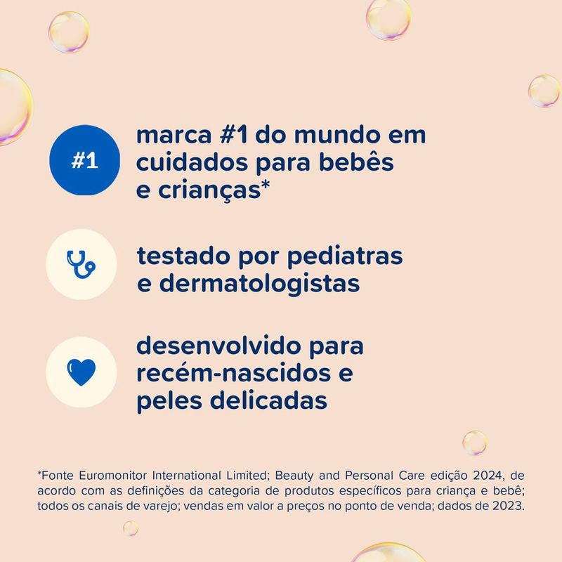 Sabonete Líquido de Glicerina da Cabeça aos Pés Johnson's Baby Frasco 200ml 6