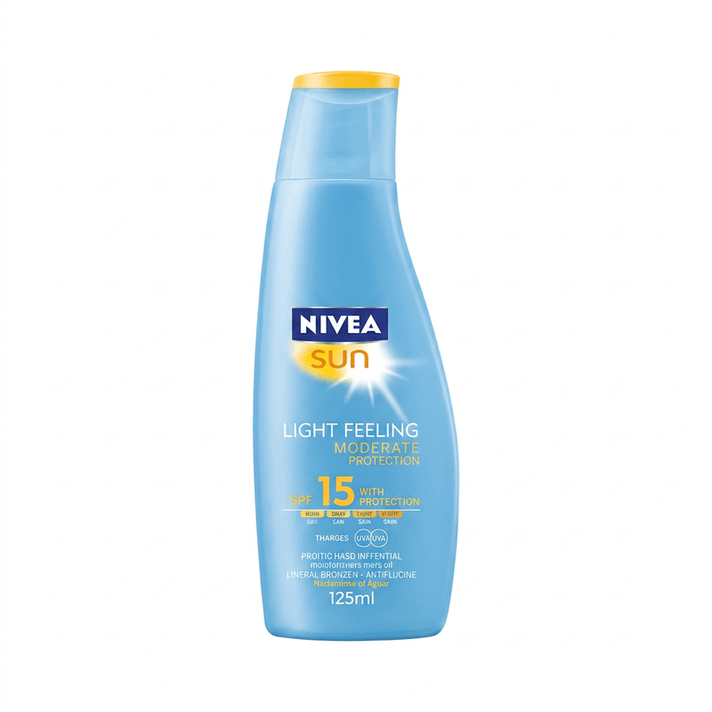 Protetor Solar Nivea Light Feel Fps15 125Ml - Nivea Sun 2