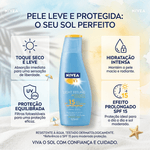 Protetor Solar Nivea Light Feel Fps15 125Ml - Nivea Sun 4