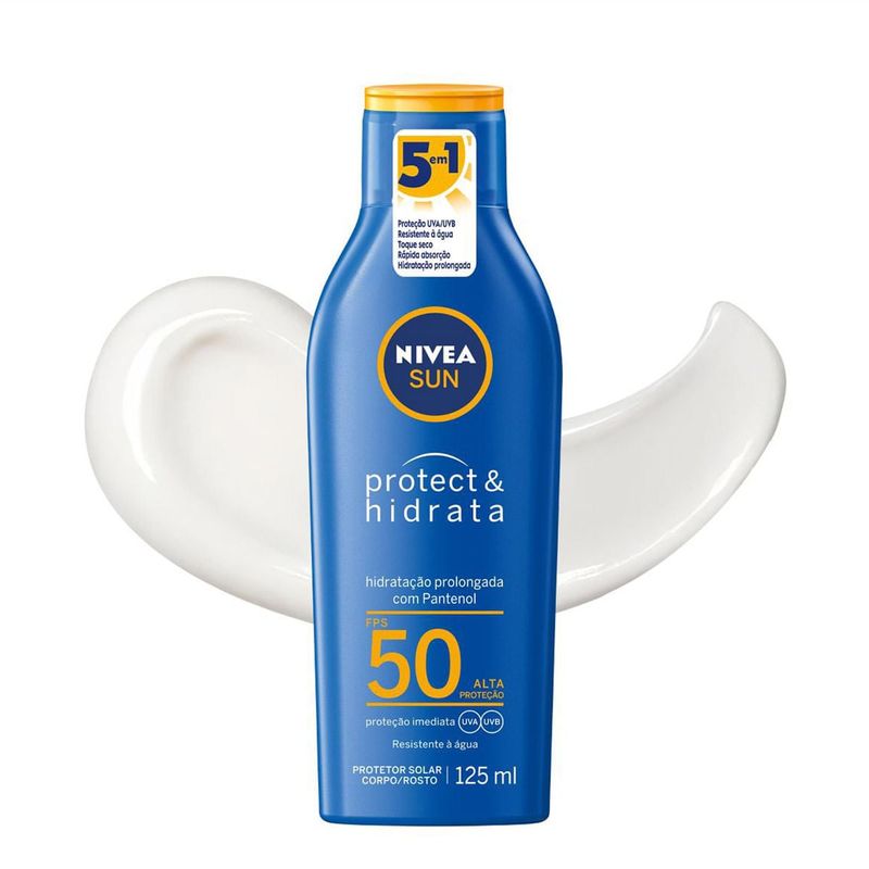 NIVEA SUN Protetor Solar Protect & Hidrata FPS50 125ml 1