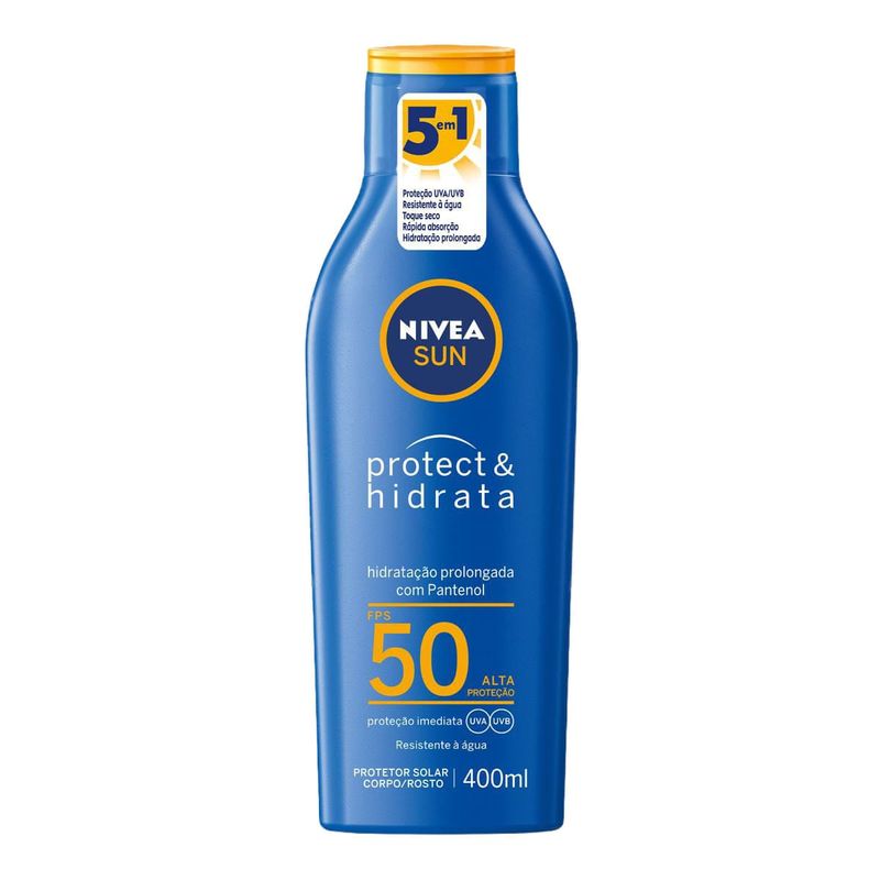 Protetor Solar Nivea Sun Protect & Hidrata - FPS50 - 400ml 2