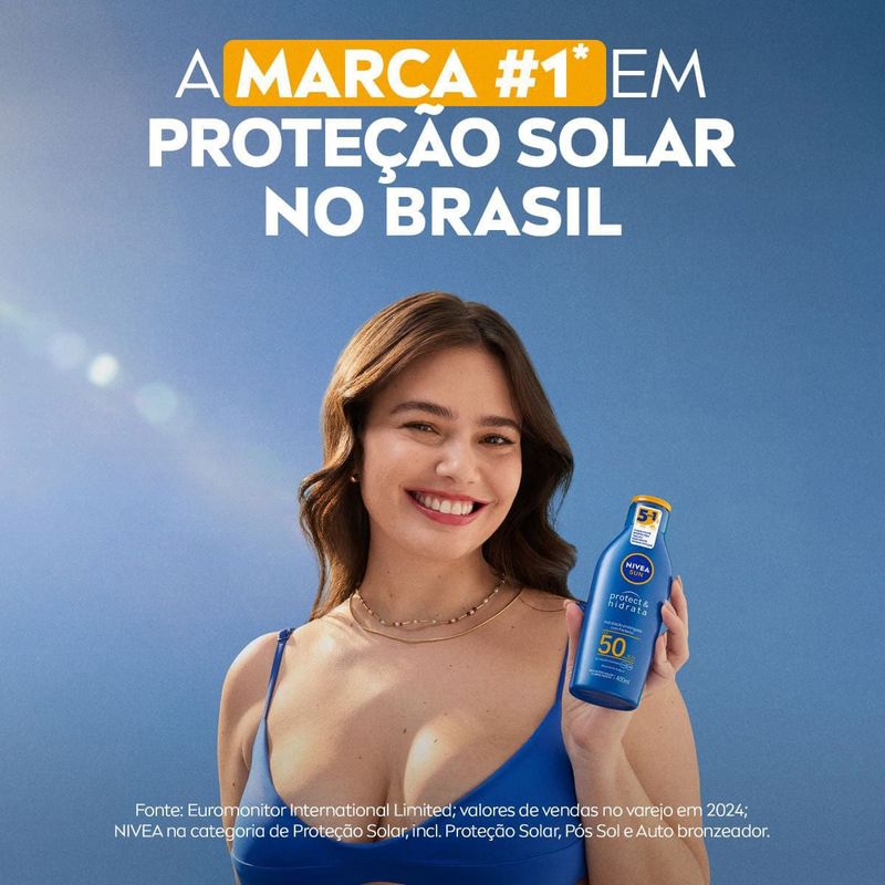 Protetor Solar Nivea Sun Protect & Hidrata - FPS50 - 400ml 4