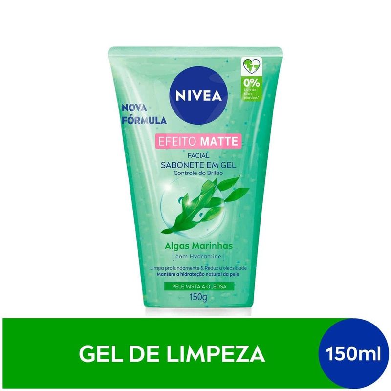 NIVEA Sabonete Facial em Gel Purificante Efeito Matte 150g 2