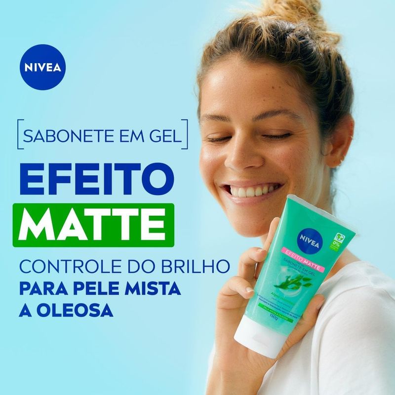 NIVEA Sabonete Facial em Gel Purificante Efeito Matte 150g 3