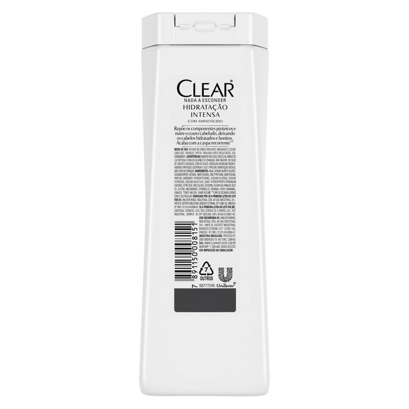 Shampoo Clear Hidratante Int 200Ml - Clear Women 3