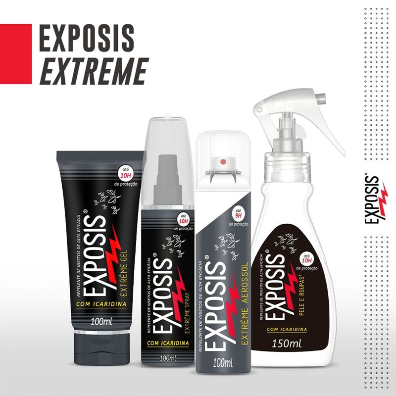 Repelente para Insetos Exposis - Gel - 100ml 6