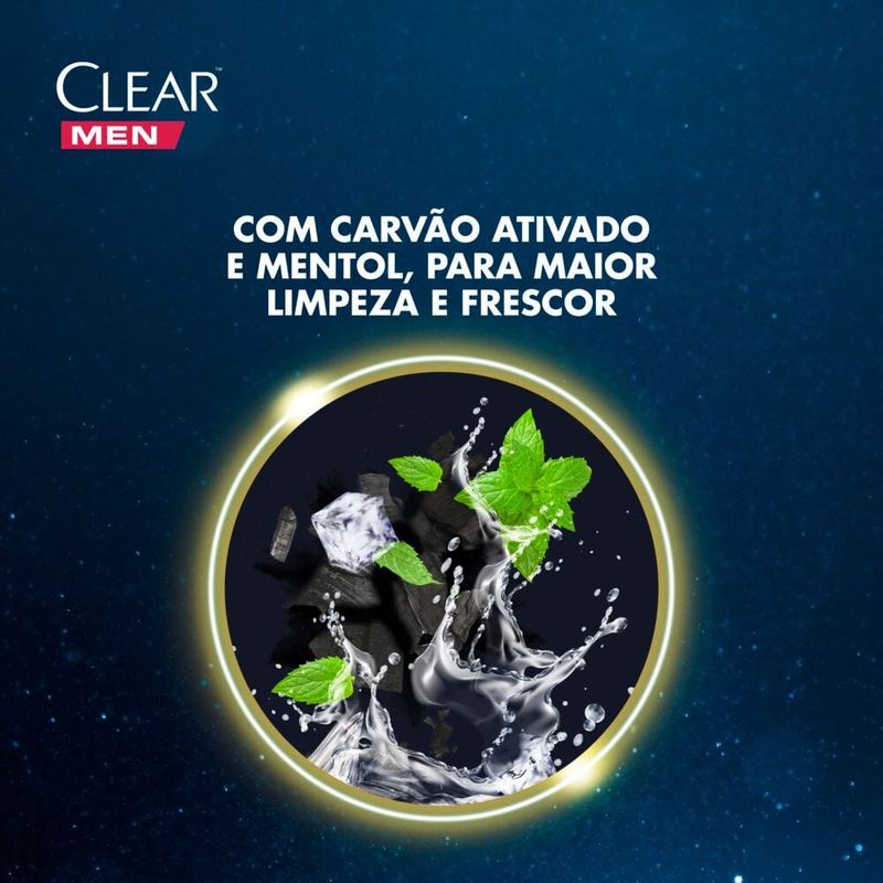 Shampoo Anticaspa Clear Men Sports Frasco 400ml 6