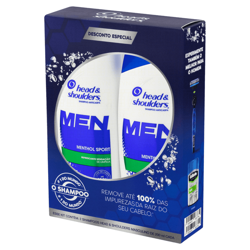 Kit Shampoo Head & Shoulders Crescimento Forte 200ml x 2 - Head & Shoulders