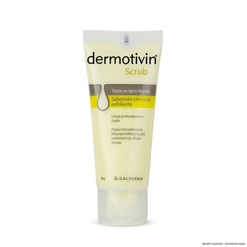Sabonete Esfoliante Dermotivin Scrub 60g 1