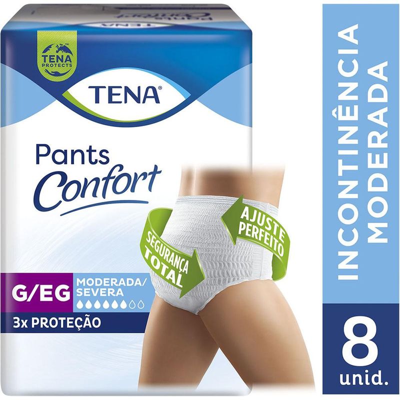 Roupa Íntima Tena Pants Confort G/EG - 8 Unidades 2
