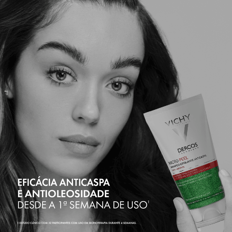 Shampoo Anticaspa Vichy Dercos Micropeel 150ml Esfoliante 5