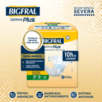 Fralda Bigfral Derma Plus P - 9 Unidades 3