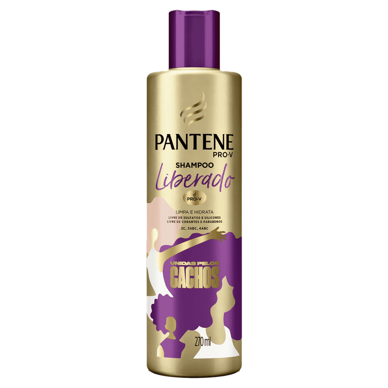 Shampoo Pantene Unidas Pelos Cachos - 270ml 1